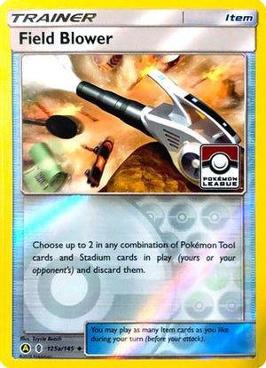 Pokemon Field Blower 125a/145 Yellow A Alternate Art