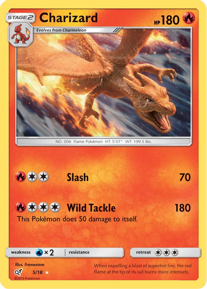 Pokemon Charizard 5/18 Detective Pikachu