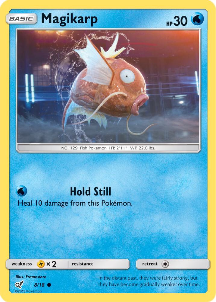 Pokemon Magikarp 8/18 Detective Pikachu
