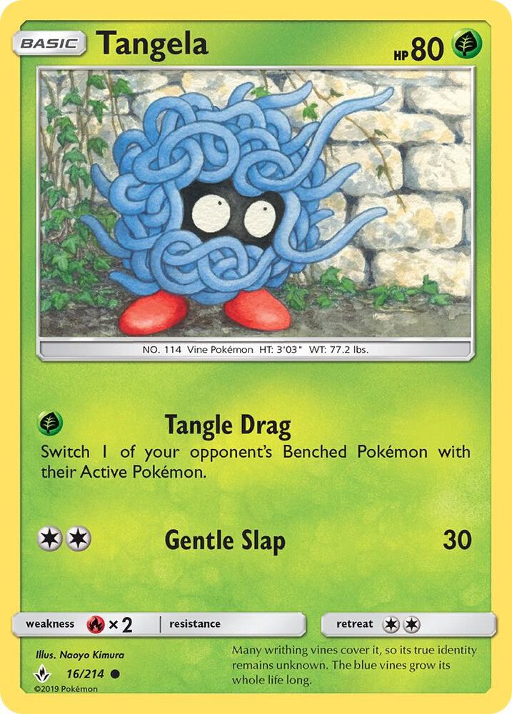 Pokemon Tangela 16/214 Unbroken Bonds