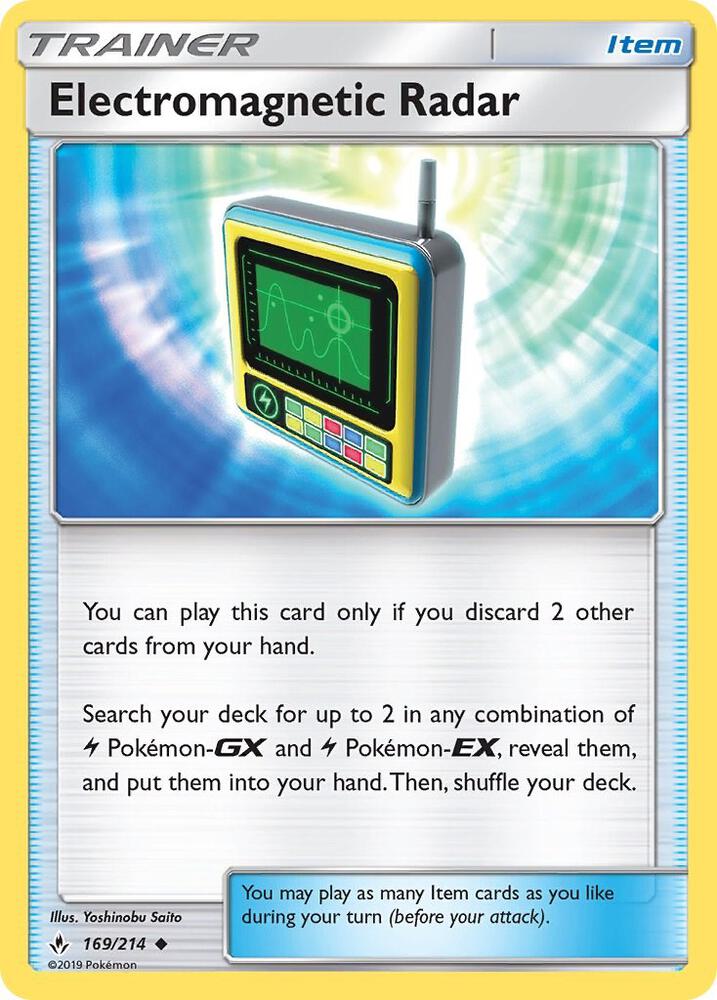 Pokemon Electromagnetic Radar 169/214 Unbroken Bonds