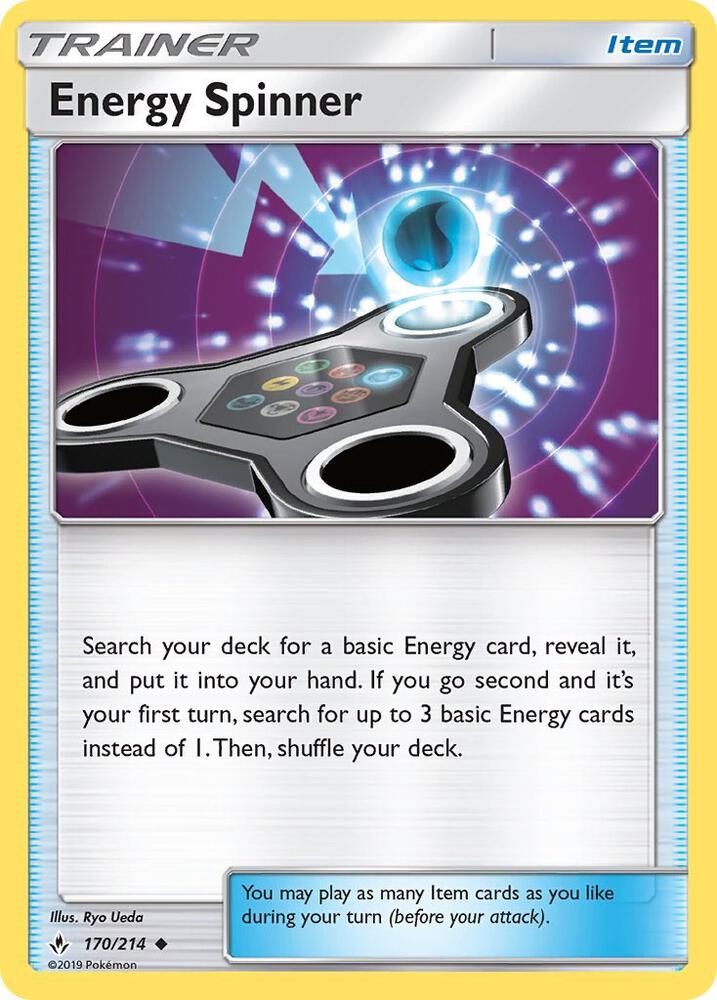 Pokemon Energy Spinner 170/214 Unbroken Bonds