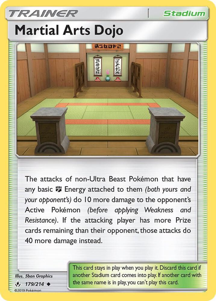 Pokemon Martial Arts Dojo 179/214 Unbroken Bonds