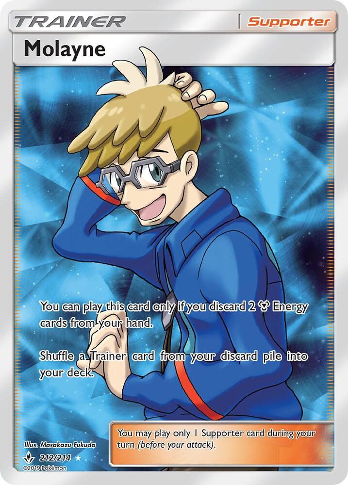 Pokemon Molayne 212/214 Unbroken Bonds