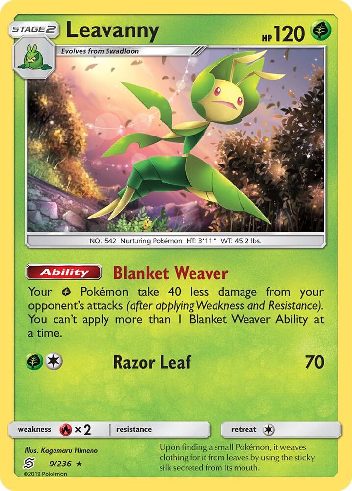 Pokemon Leavanny 9/236 Unified Minds