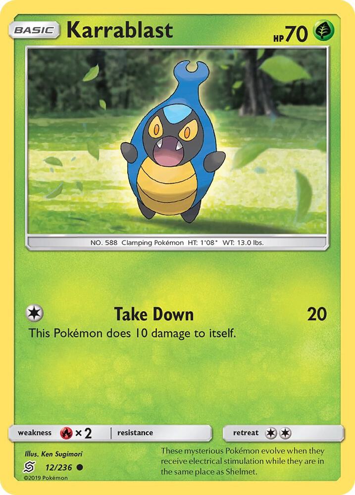 Pokemon Karrablast 12/236 Unified Minds