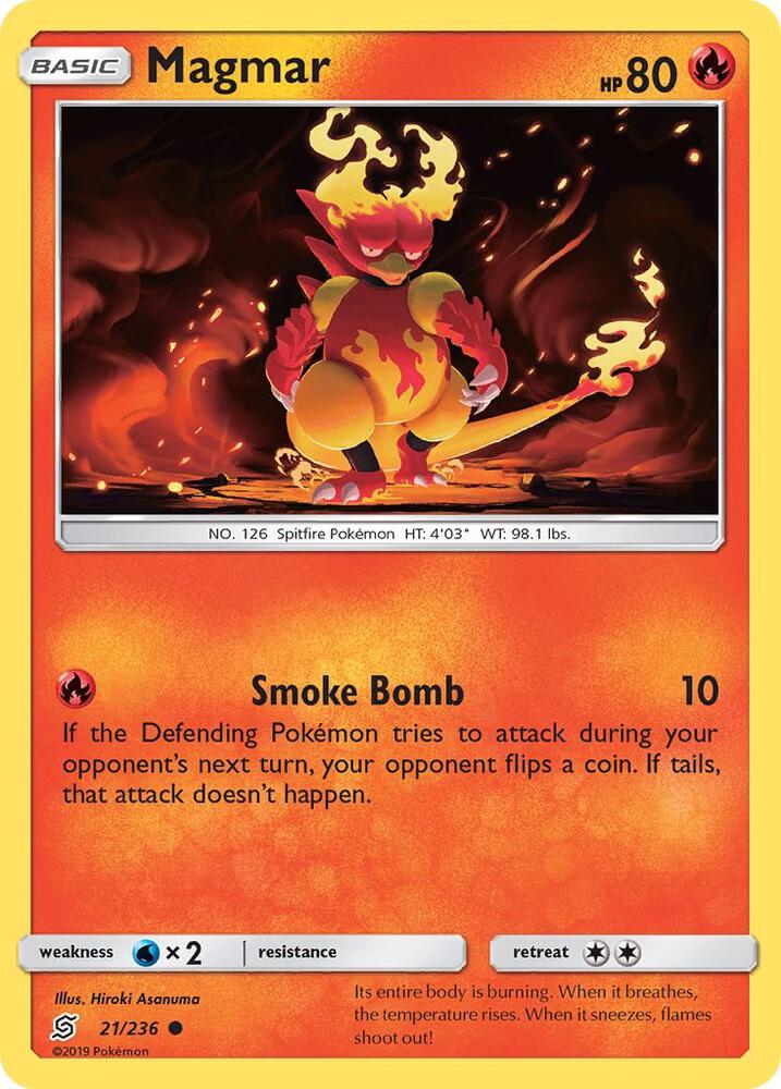 Pokemon Magmar 21/236 Unified Minds
