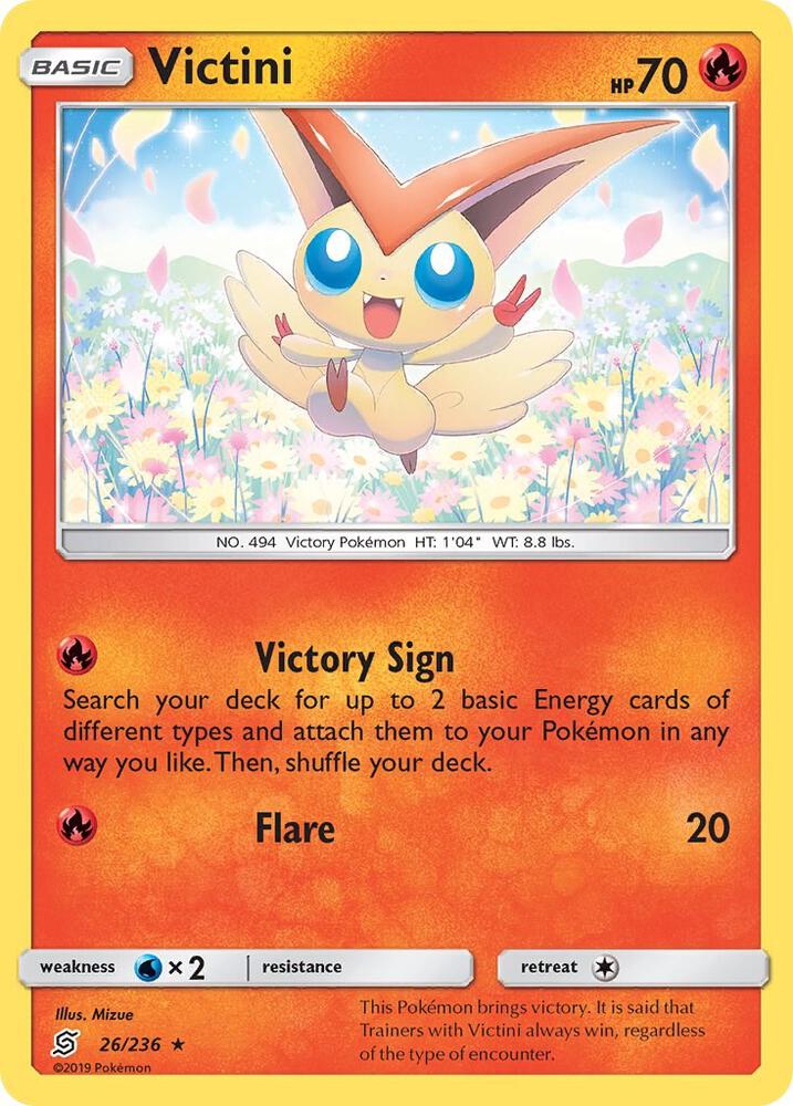 Pokemon Victini 26/236 Unified Minds
