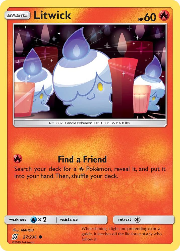 Pokemon Litwick 27/236 Unified Minds
