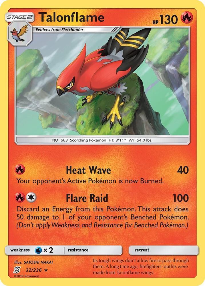 Pokemon Talonflame 32/236 Unified Minds