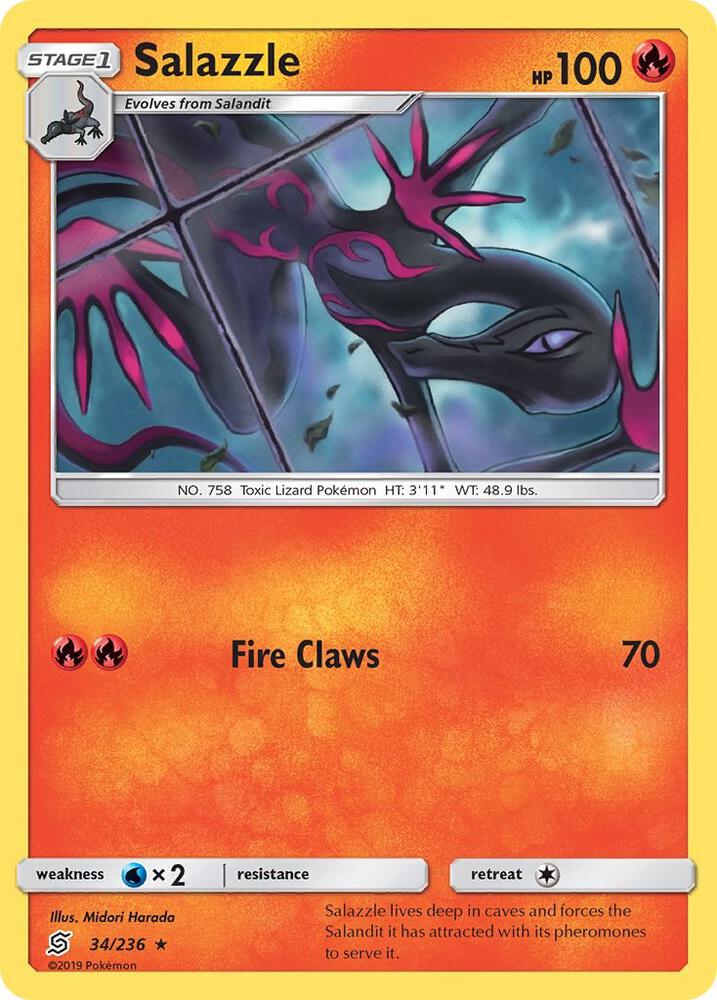 Pokemon Salazzle 34/236 Unified Minds