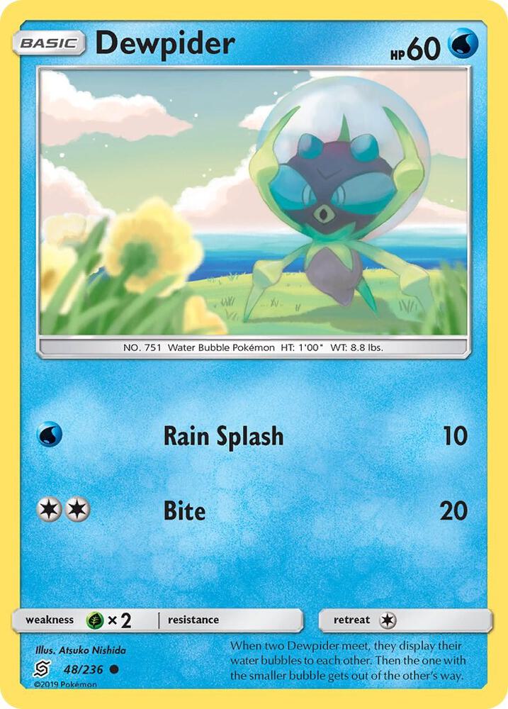 Pokemon Dewpider 48/236 Unified Minds