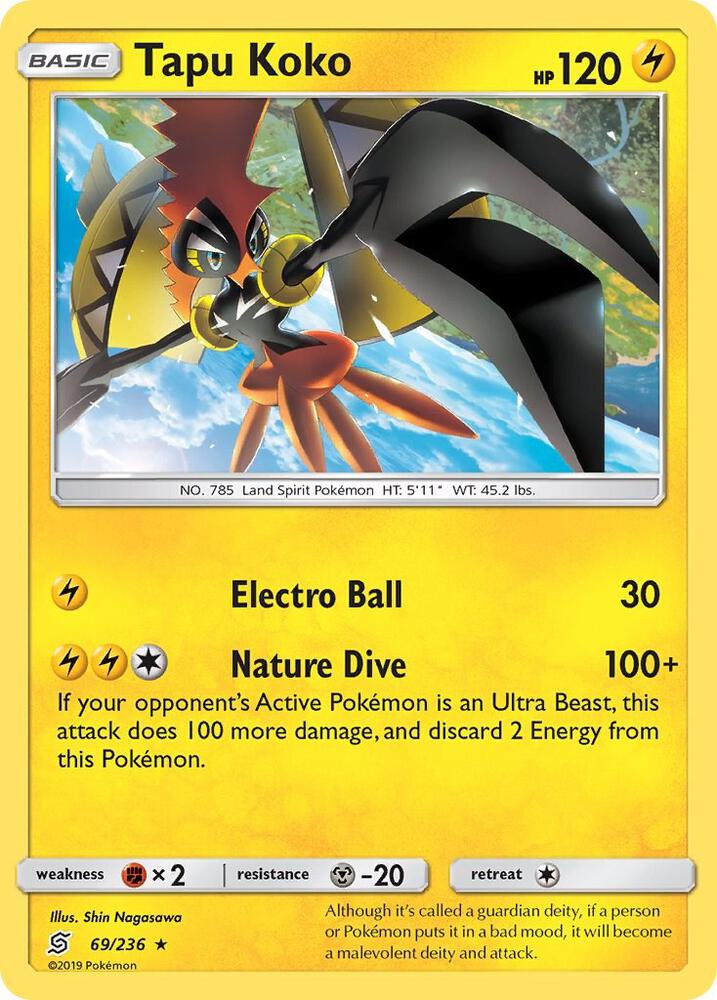Pokemon Tapu Koko 69/236 Unified Minds