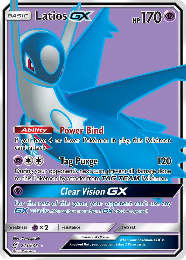 Pokemon Latios GX 223/236 Unified Minds