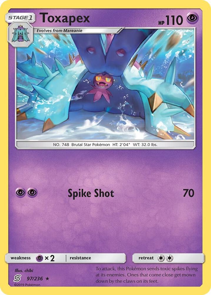Pokemon Toxapex 97/236 Unified Minds