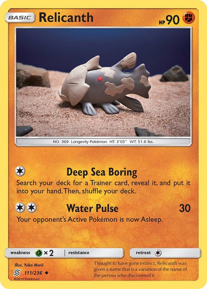 Pokemon Relicanth 111/236 Unified Minds