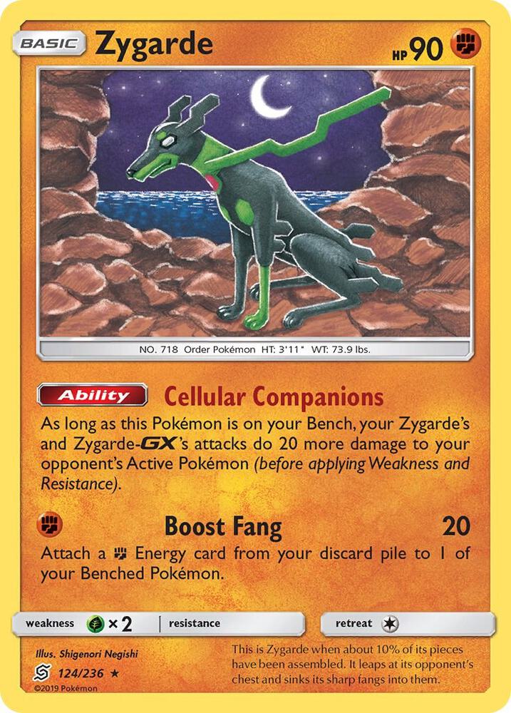 Pokemon Zygarde 124/236 Unified Minds