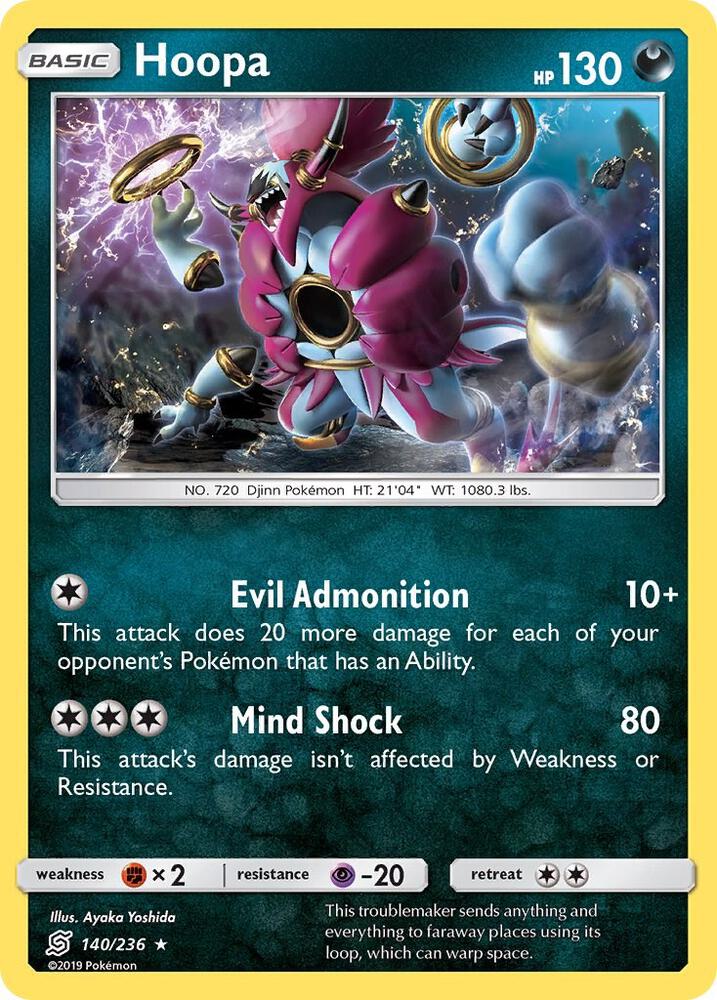 Pokemon Hoopa 140/236 Unified Minds