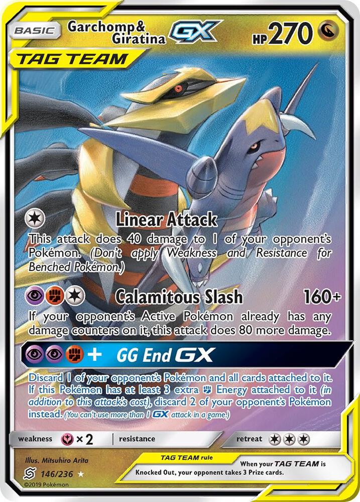 Pokemon Garchomp & Giratina GX 146/236 Unified Minds