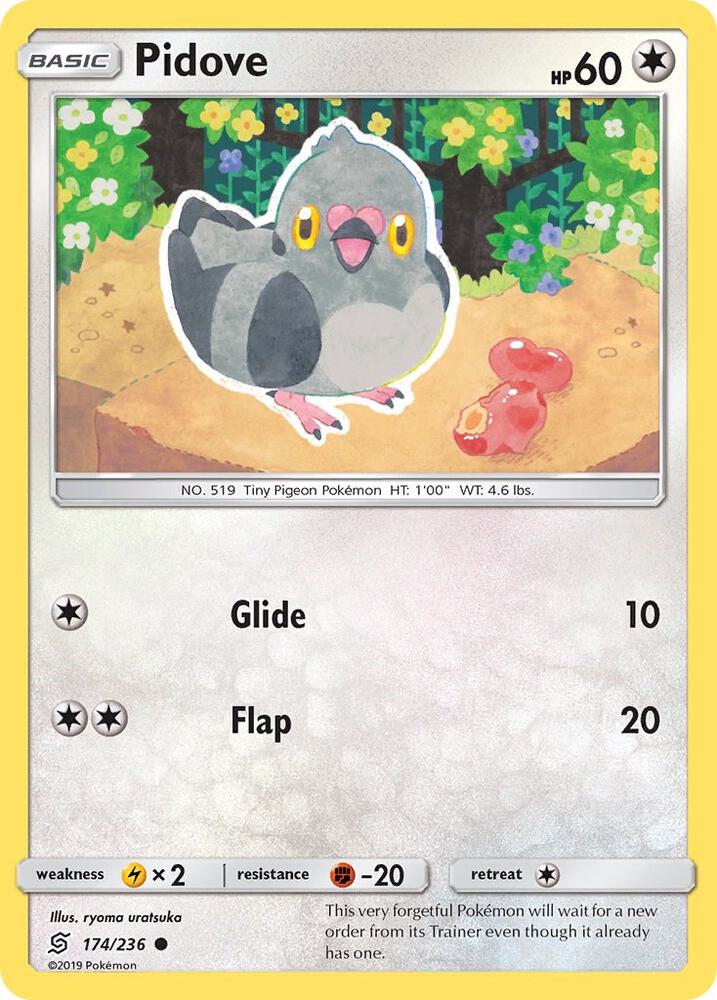 Pokemon Pidove 174/236 Unified Minds