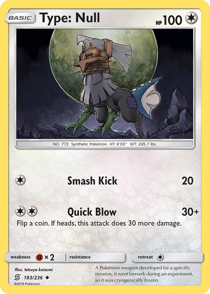 Pokemon Type: Null 183/236 Unified Minds