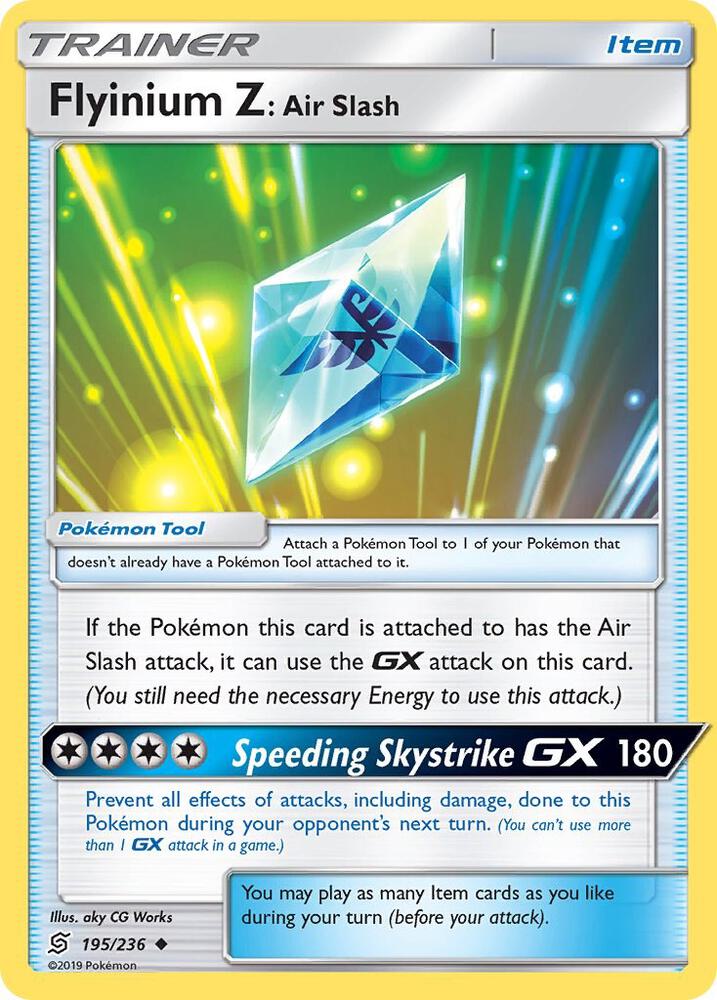 Pokemon Flyinium Z: Air Slash 195/236 Unified Minds