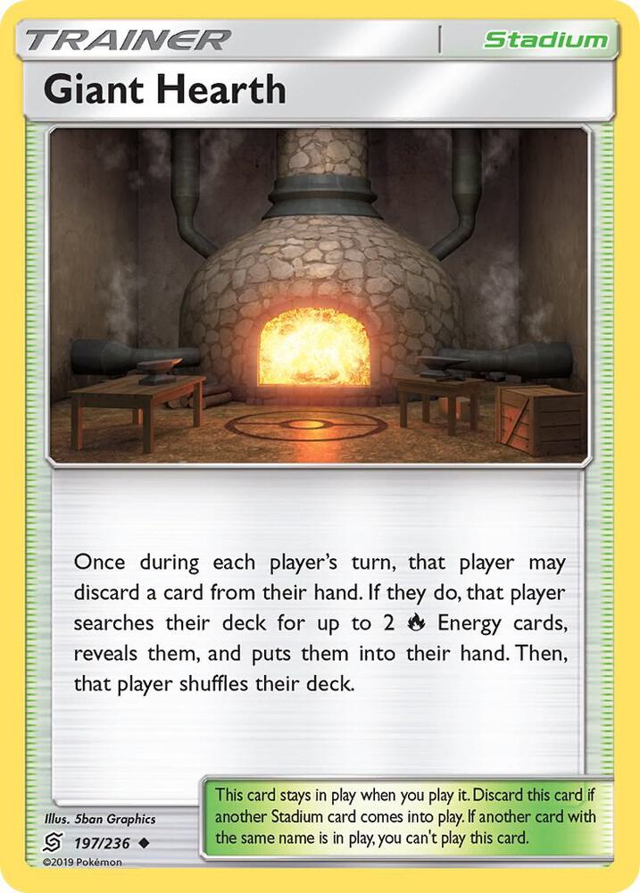 Pokemon Giant Hearth 197/236 Unified Minds