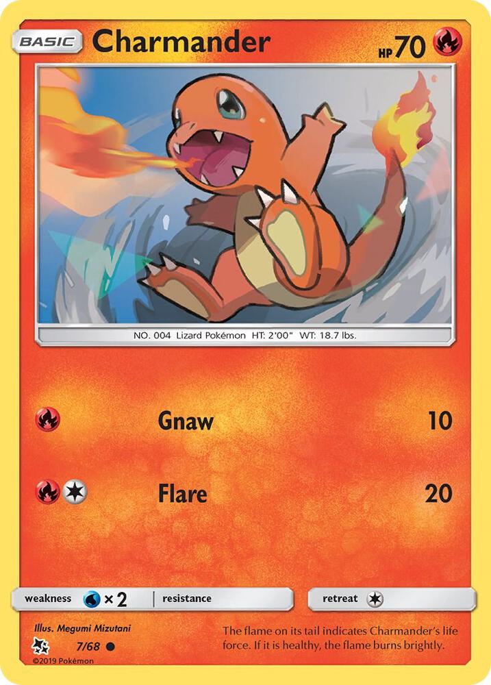 Pokemon Charmander 7/68 Hidden Fates