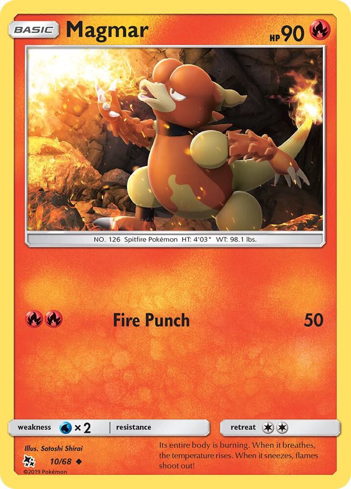 Pokemon Magmar 10/68 Hidden Fates