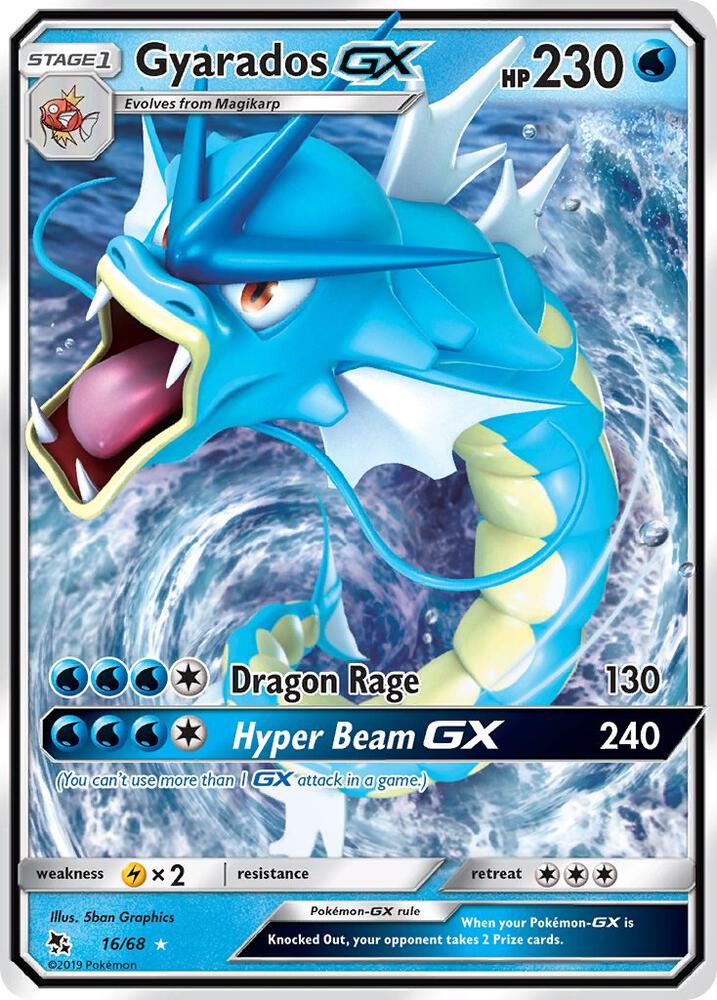 Pokemon Gyarados GX 16/68 Hidden Fates