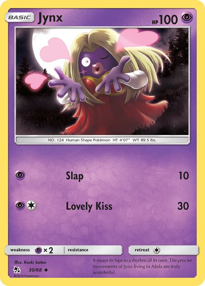 Pokemon Jynx 30/68 Hidden Fates