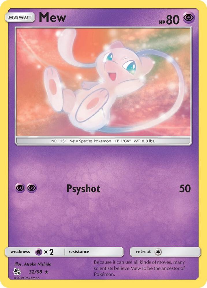 Pokemon Mew 32/68 Hidden Fates