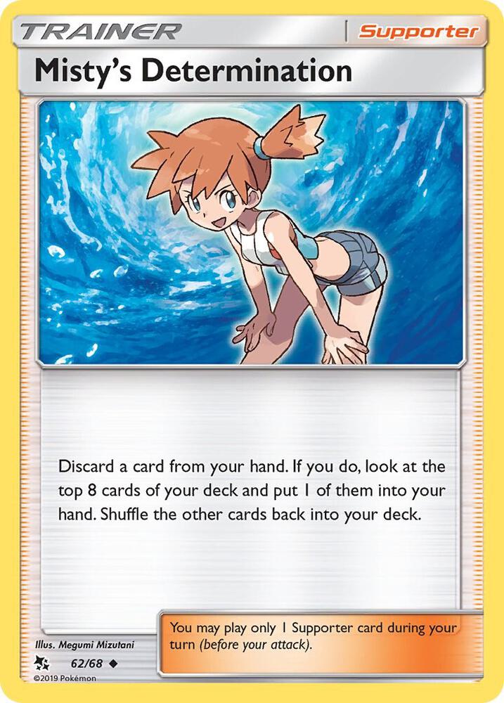 Pokemon Misty's Determination 62/68 Hidden Fates