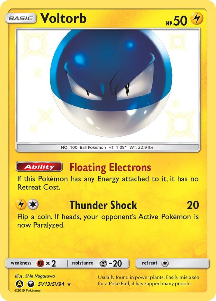 Pokemon Voltorb SV13 Hidden Fates