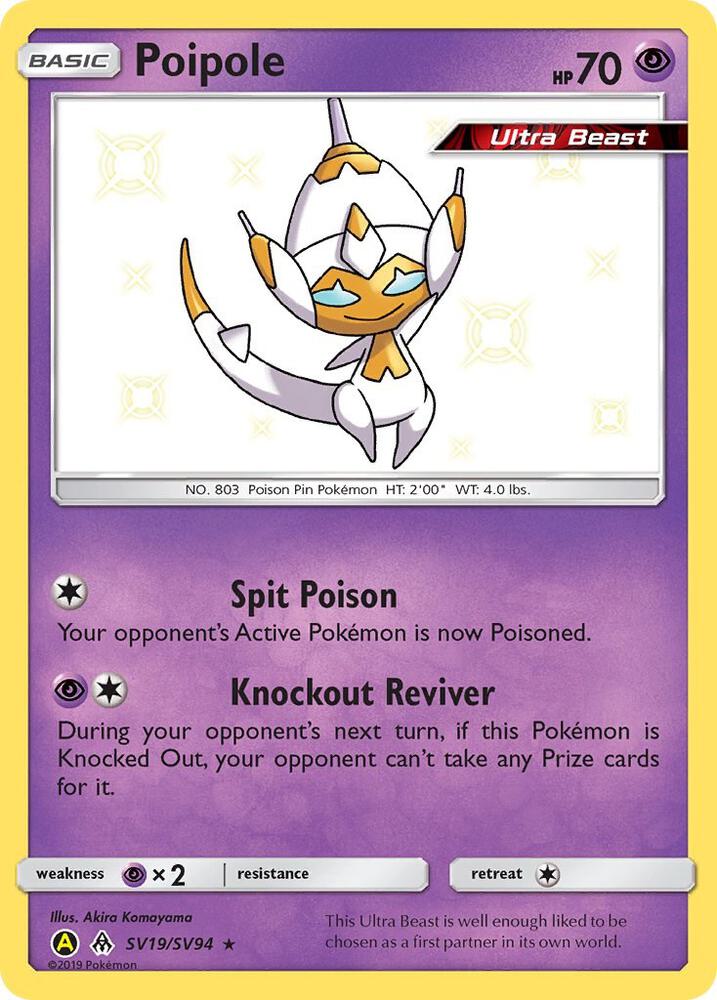 Pokemon Poipole SV19 Hidden Fates