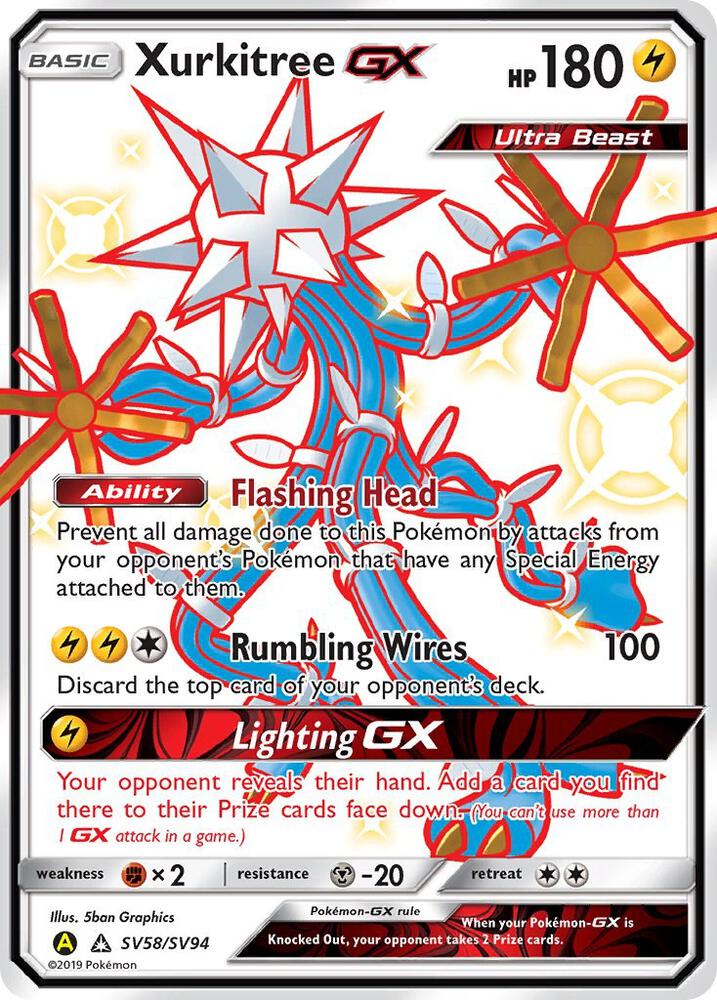 Pokemon Xurkitree SV14 Hidden Fates