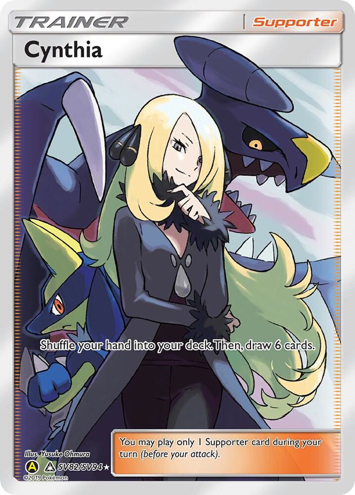 Pokemon Cynthia SV82 Hidden Fates