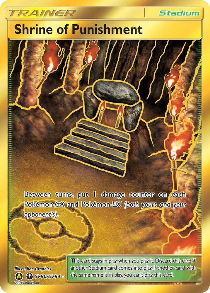 Pokemon Shrine of Punishment SV90 Hidden Fates