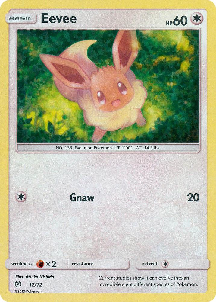 Pokemon Eevee 12/12 McDonald's Collection 2019