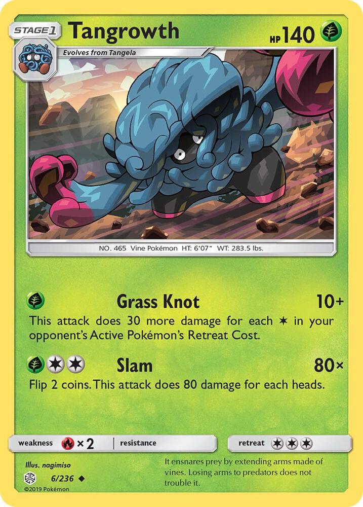 Pokemon Tangrowth 6/236 Cosmic Eclipse