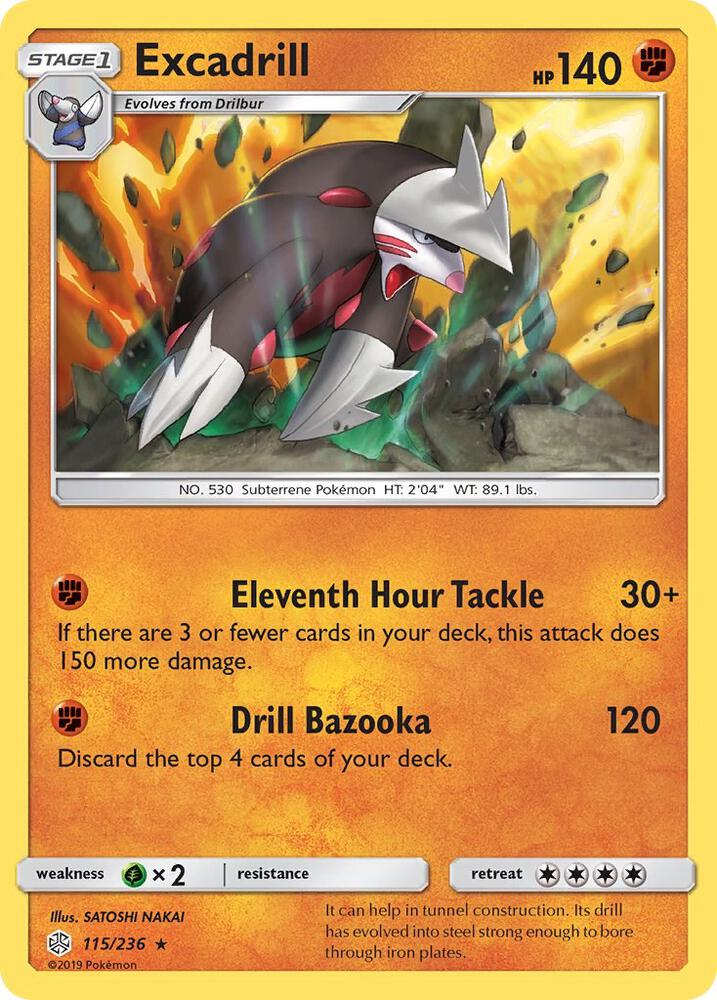 Pokemon Excadrill 115/236 Cosmic Eclipse