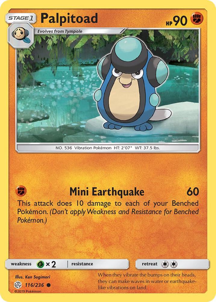 Pokemon Palpitoad 116/236 Cosmic Eclipse