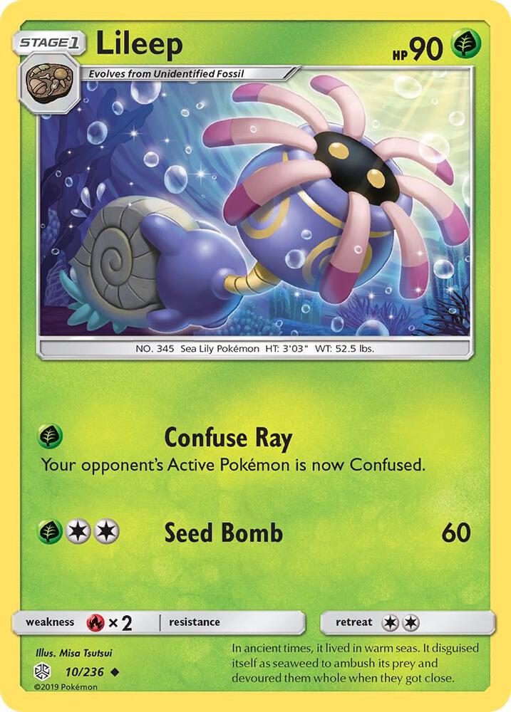 Pokemon Lileep 10/236 Cosmic Eclipse