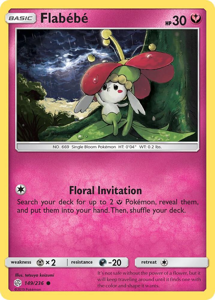Pokemon Flabébé 149/236 Cosmic Eclipse