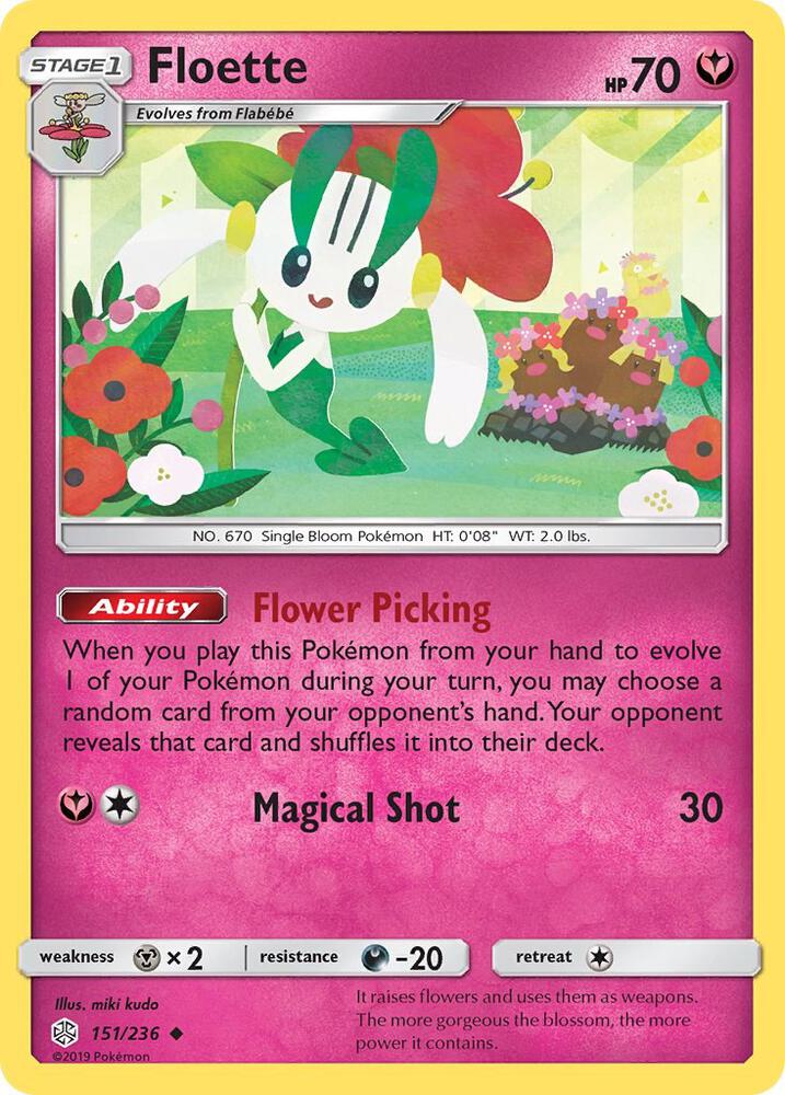 Pokemon Floette 151/236 Cosmic Eclipse