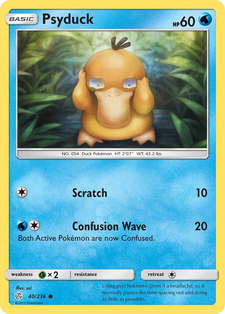 Pokemon Psyduck 40/236 Cosmic Eclipse