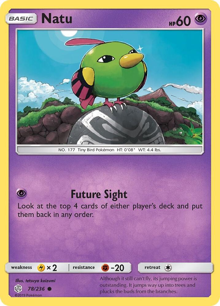 Pokemon Natu 78/236 Cosmic Eclipse