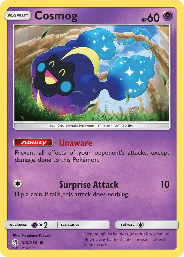 Pokemon Cosmog 100/236 Cosmic Eclipse