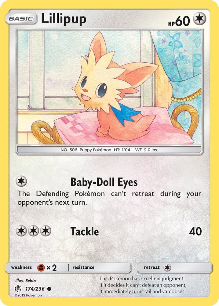 Pokemon Lillipup 174/236 Cosmic Eclipse