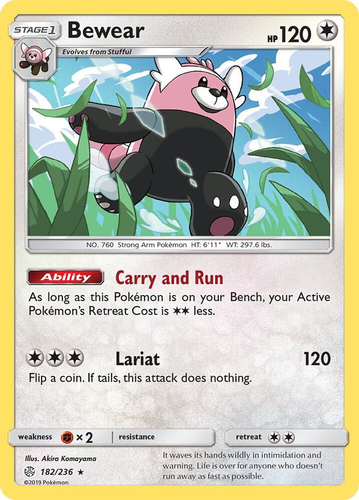 Pokemon Bewear 182/236 Cosmic Eclipse
